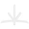 Ekena Millwork Alberta Architectural Grade PVC Gable Bracket, 60"W x 40"H x 2"D x 4"F, 16/12 Pitch GBP060X40X0204ALB00 - alternate 3